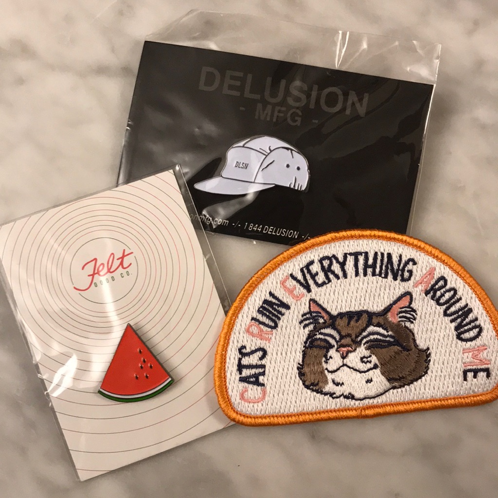Pins & Patch Set Nwt
